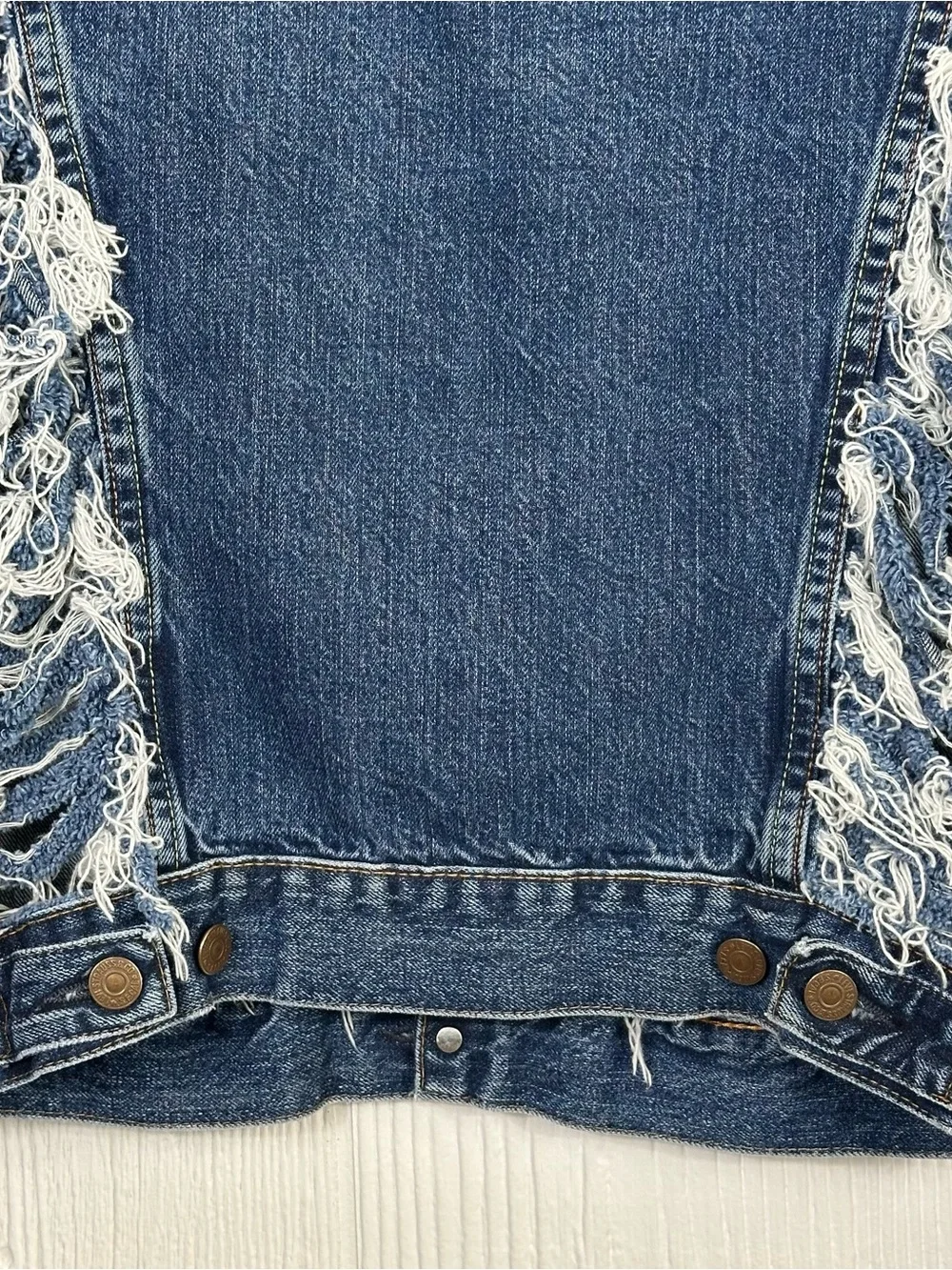 Rare Archival Levi’s Type III Sample Jacket Factory Distressed Medium Vintage